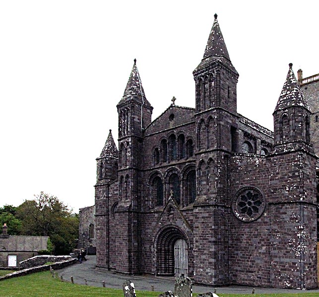 rebuilt West Front 19th Century restoration